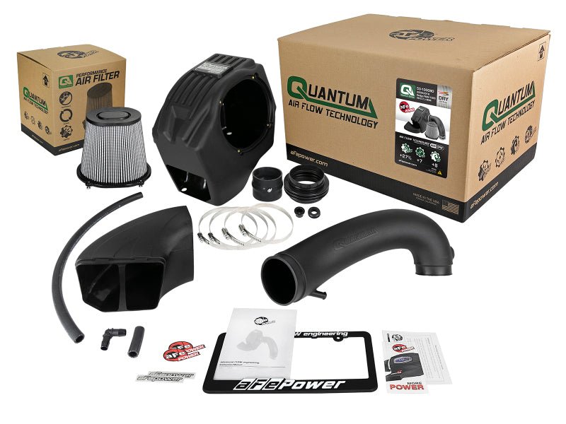 aFe - aFe Quantum Cold Air Intake System w/ Pro Dry S Media 09-18 RAM 1500 V8-5.7L Hemi - Demon Performance