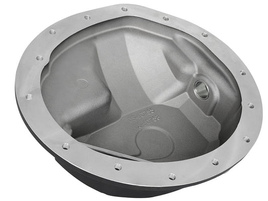 aFe - AFE Rear Differential Cover Black w/Machined Fins Nissan Titan XD 16-19 - w/Oil - Demon Performance