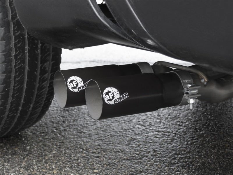 aFe - aFe Rebel Series 3in 409 SS Cat-Back Exhaust w/ Black Tips 04-15 Nissan Titan V8 5.6L - Demon Performance