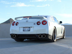 aFe - aFe Takeda 3in SS Exhaust Cat-Back 09-14 Nissan GTR V6 3.8L Carbon Fiber Tips - Demon Performance