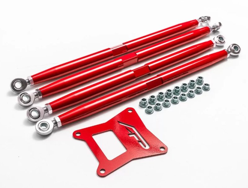 Agency Power - Agency Power 17-21 Polaris RZR 1000 XP Turbo Red Adjustable Rear Arms - Demon Performance