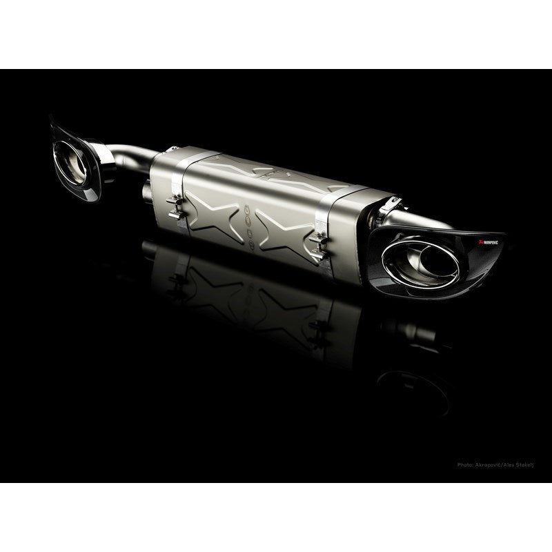 Akrapovic - Akrapovic 10-13 Porsche 911 Turbo / Turbo S (997 FL) Slip-On Line (Titanium) w/ Titanium Tips - Demon Performance