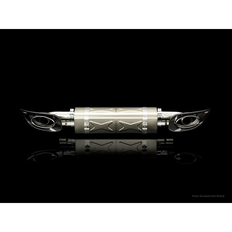 Akrapovic - Akrapovic 10-13 Porsche 911 Turbo / Turbo S (997 FL) Slip-On Line (Titanium) w/ Titanium Tips - Demon Performance