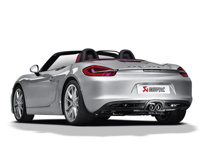 Akrapovic - Akrapovic 12-15 Porsche Boxster (981) Slip-On Line (Titanium) w/ Titanium Tips - Demon Performance