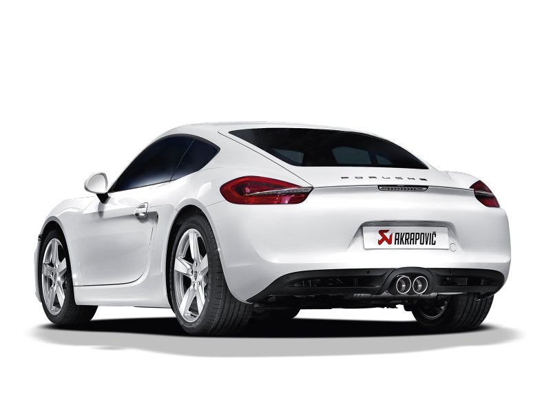 Akrapovic - Akrapovic 12-15 Porsche Boxster (981) Slip-On Line (Titanium) w/ Titanium Tips - Demon Performance