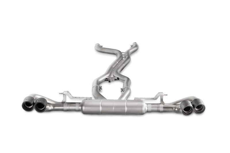 Akrapovic - Akrapovic 15-17 Porsche Cayenne GTS (958 FL) Evolution Link Pipe Set (Titanium) - Demon Performance