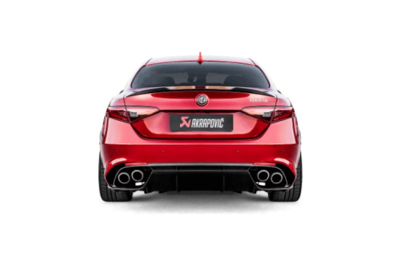 Akrapovic - Akrapovic 17-19 Alfa Romeo Giulia Quadrifoglio Evolution Line Cat Back (Titanium) - Demon Performance