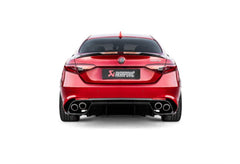 Akrapovic - Akrapovic 17-19 Alfa Romeo Giulia Quadrifoglio Evolution Line Cat Back (Titanium) - Demon Performance