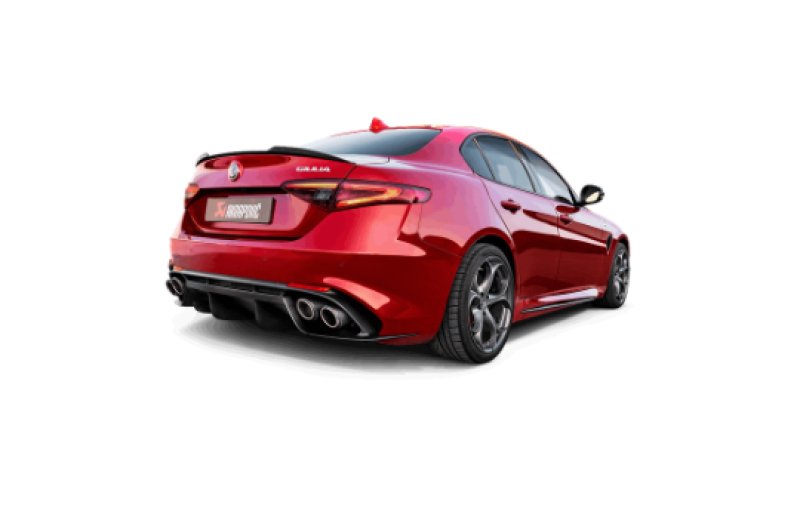 Akrapovic - Akrapovic 17-19 Alfa Romeo Giulia Quadrifoglio Evolution Line Cat Back (Titanium) w/Link Pipes - Demon Performance