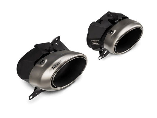 Akrapovic - Akrapovic 20-21 Porsche 911 Turbo/Turbo S (992) Tail Pipe Set (Titanium) - Demon Performance