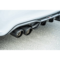 Akrapovic - Akrapovic 2018+ BMW M2 Competition/M2 CS (F87N) Slip-On Line (Titanium) w/Carbon Fiber Tips - Demon Performance