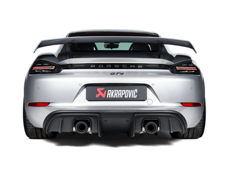 Akrapovic - Akrapovic 2020+ Porsche Cayman GT4 (718) Slip-On Race Line (Titanium) (Req Tips / Option 2) - Demon Performance