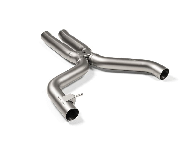 Akrapovic - Akrapovic 2021+ BMW G87 M2, G80 M3 &amp; G82 M4 Evolution Short Link pipe w/o Resonator (Titanium) - Demon Performance