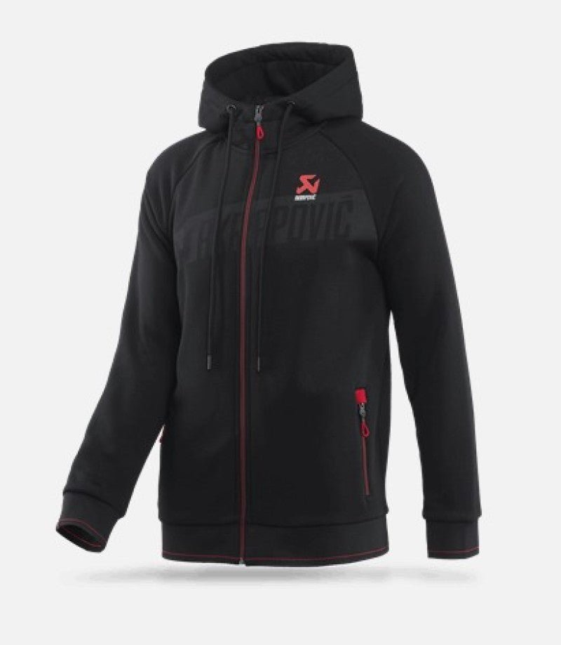 Akrapovic - Akrapovic Mens Corpo Zip Hoodie Black - XL - Demon Performance