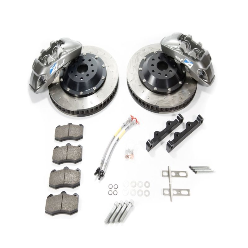 Alcon - Alcon 2009+ Nissan GT-R R35 380x33mm Rotor Sky Blue 4 Piston Caliper RC4 Rear Axle Kit - Demon Performance