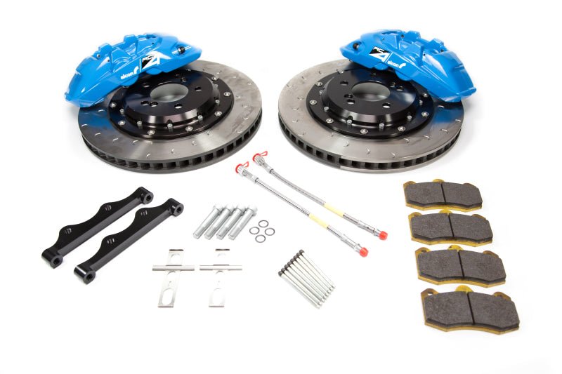 Alcon - Alcon 2009+ Nissan GT-R R35 380x33mm Rotor Sky Blue 4 Piston Caliper RC4 Rear Axle Kit - Demon Performance