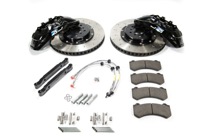 Alcon - Alcon 2009+ Nissan GT-R R35 412x36mm Rotor Grey 6 Piston Caliper RC6 Front Axle Kit - Demon Performance