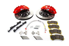 Alcon - Alcon 2009+ Nissan GT-R R35 412x36mm Rotor Red 6 Piston Caliper RC6 Front Axle Kit - Demon Performance