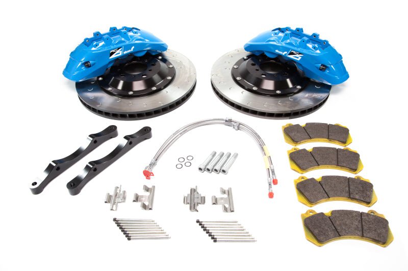 Alcon - Alcon 2009+ Nissan GT-R R35 412x36mm Rotor Sky Blue 6 Piston Caliper RC6 Front Axle Kit - Demon Performance