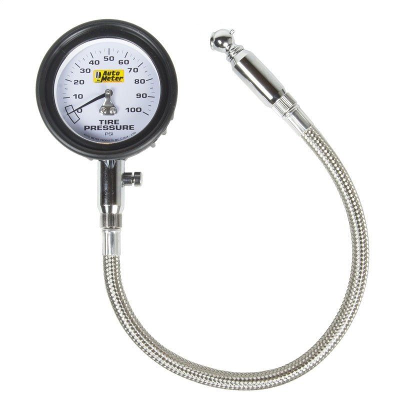 AutoMeter - Autometer 100 PSI Tire Pressure Gauge - Demon Performance