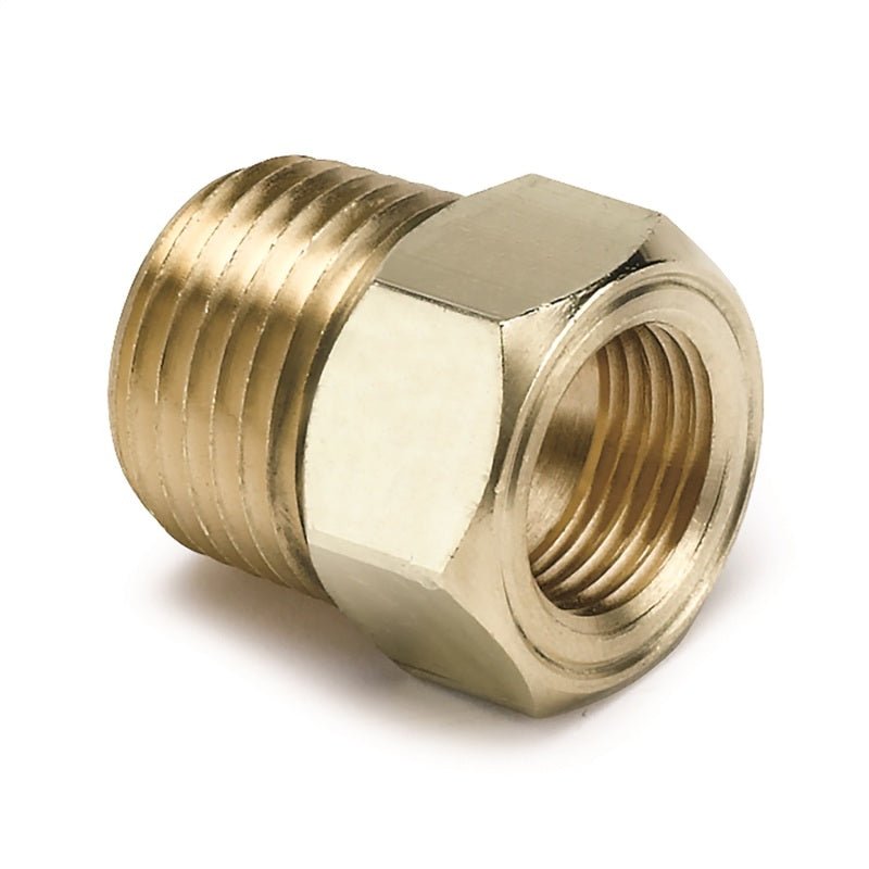 AutoMeter - Autometer 1/2 inch NPT Male Brass for Mechanical Temp. Gauge Adapter - Demon Performance