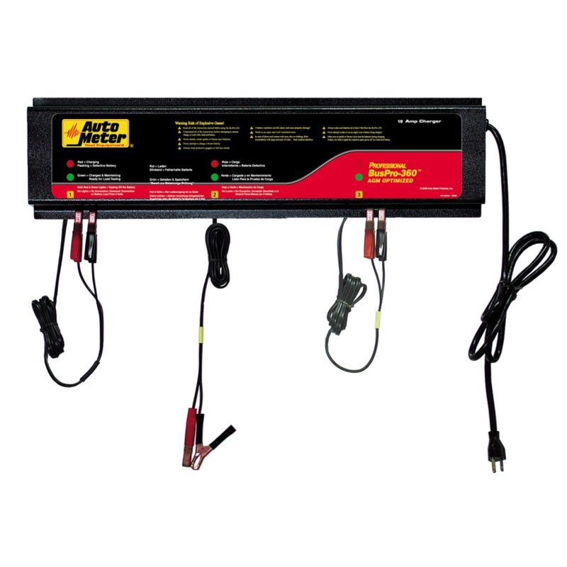 AutoMeter - Autometer 120V 3 Station Automated Multi Battery Charging Station 5 Amps per Station - Demon Performance