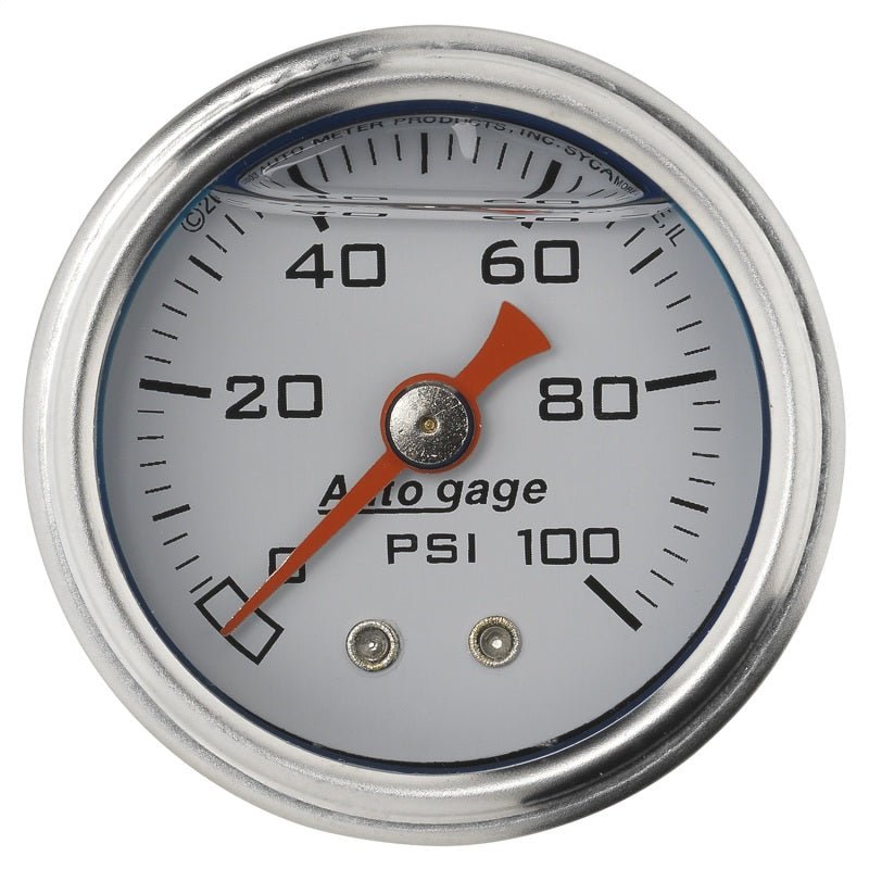 AutoMeter - Autometer 1.5 inch Fuel Pressure Gauge 0-100 PSI - Demon Performance