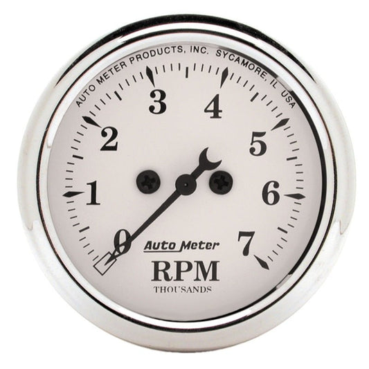 AutoMeter - Autometer 2 1/16 inch 7000rpm Old Tyme Tachometer (52.4mm) - Demon Performance