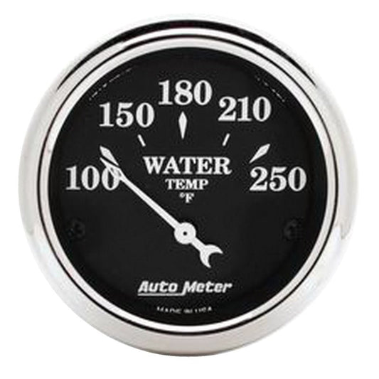 AutoMeter - Autometer 2 1/16in 250 Degree F Old Tyme Electric Water Temp Gauge - Demon Performance