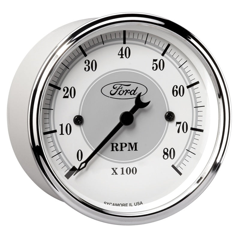 AutoMeter - Autometer 3 1/8in In-Dash 8000 RPM Incandescent Flood Lit Tachometer - Demon Performance