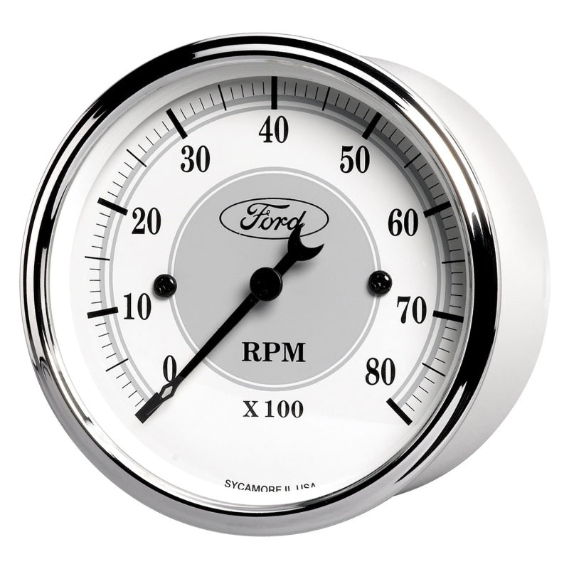 AutoMeter - Autometer 3 1/8in In-Dash 8000 RPM Incandescent Flood Lit Tachometer - Demon Performance