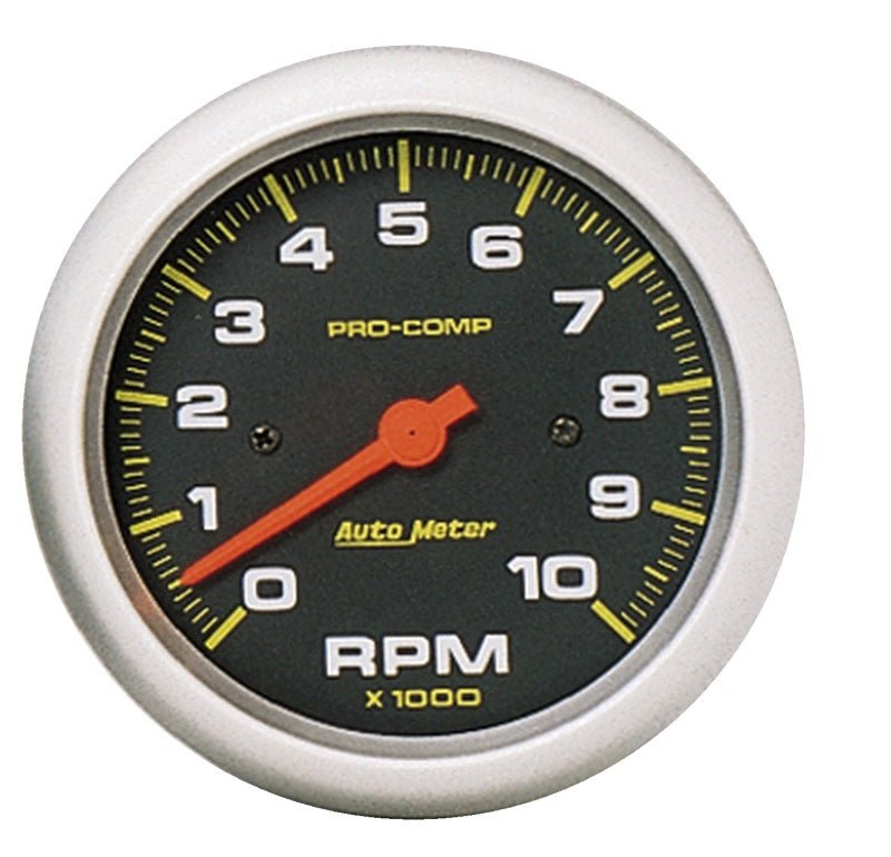 AutoMeter - Autometer 3 3/8in Pro-Comp In-Dash 10000 RPM Tachometer - Demon Performance