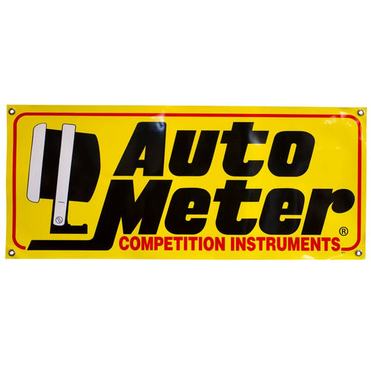 AutoMeter - Autometer 3ft Heavy Race Banner - Demon Performance