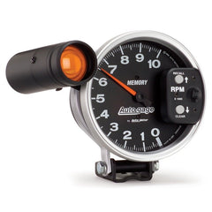 AutoMeter - Autometer 5 inch 10K RPM w/ Monster Shift Lite / Memory Pedestal Tachometer - Demon Performance