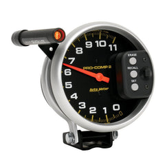 AutoMeter - Autometer 5 inch 11000 RPM Single Range w/ Pro-Comp 2 & Memory Tachometer - Demon Performance