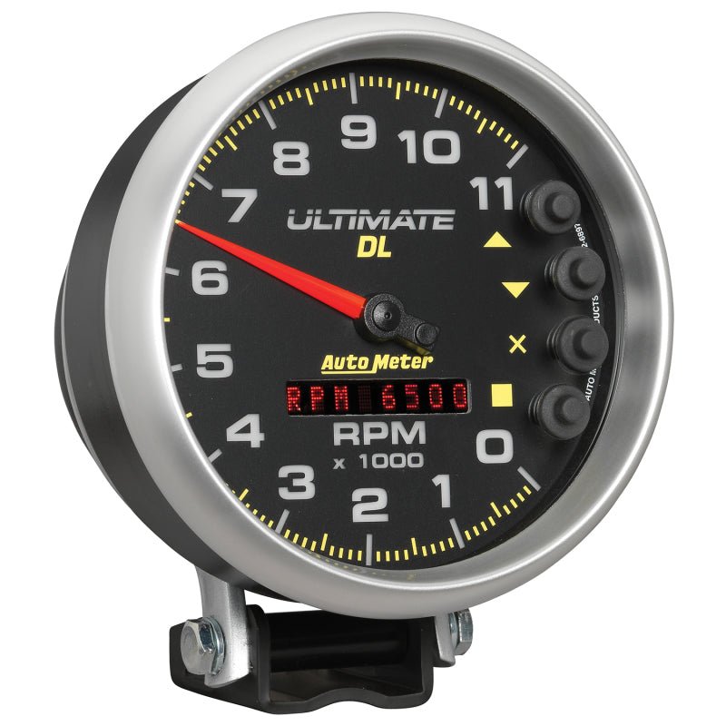 AutoMeter - Autometer 5 inch Ultimate DL Playback Tachometer 11000 RPM - Black - Demon Performance