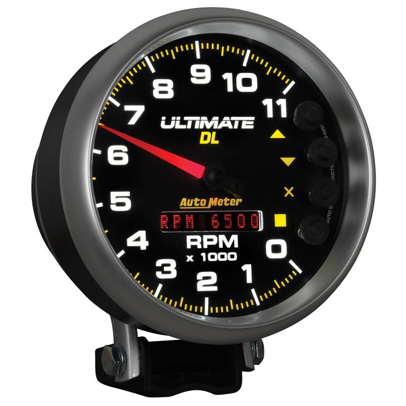 AutoMeter - Autometer 5 inch Ultimate DL Playback Tachometer 11000 RPM - Black - Demon Performance