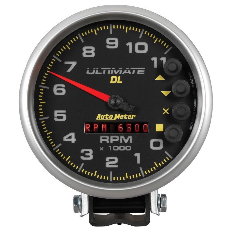 AutoMeter - Autometer 5 inch Ultimate DL Playback Tachometer 11000 RPM - Black - Demon Performance