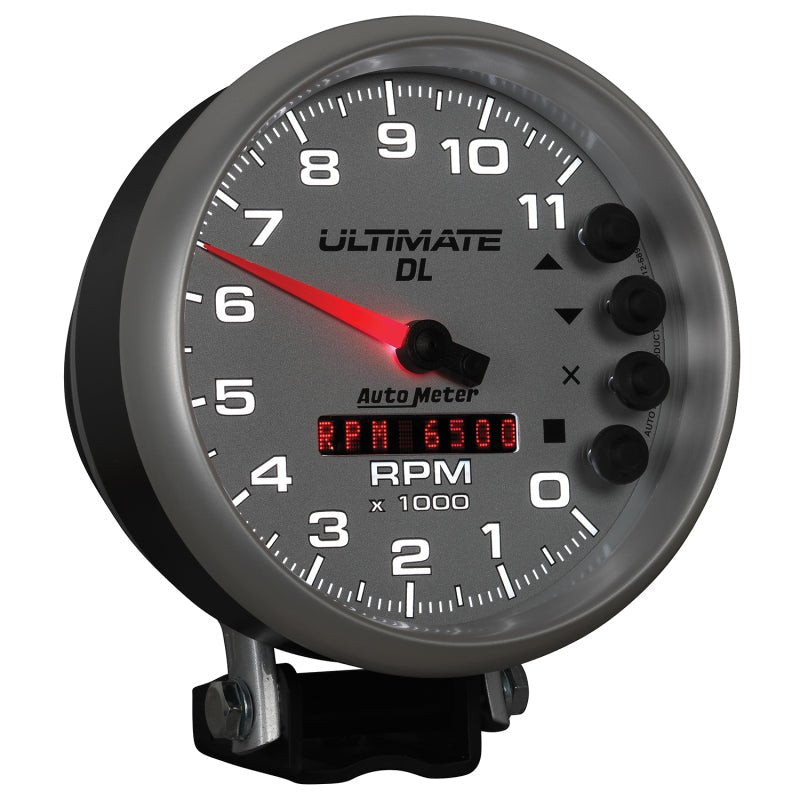 AutoMeter - Autometer 5 inch Ultimate DL Playback Tachometer 11000 RPM - Silver - Demon Performance