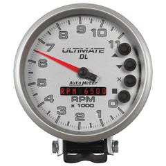 AutoMeter - Autometer 5 inch Ultimate DL Playback Tachometer 11000 RPM - Silver - Demon Performance