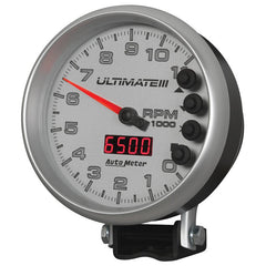 AutoMeter - Autometer 5 inch Ultimate III Playback Tachometer 11000 RPM - Silver - Demon Performance