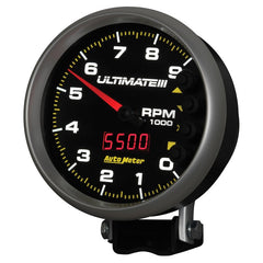 AutoMeter - Autometer 5 inch Ultimate III Playback Tachometer 9000 RPM - Black - Demon Performance