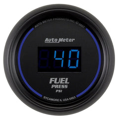 AutoMeter - Autometer 52.4mm 1-100 PSI Black Digital Fuel Pressure Gauge - Demon Performance