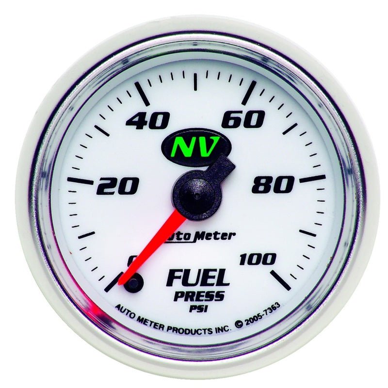 AutoMeter - Autometer 52.4mm Full Sweep Electric Fuel Pressure Gauge - Demon Performance