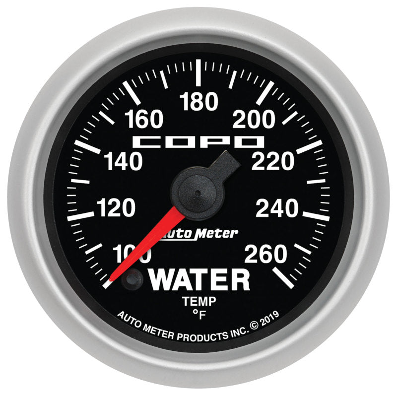 AutoMeter - Autometer 52mm 100-260 Degree Digital Water Temp Gauge Chevrolet COPO Camaro - Demon Performance