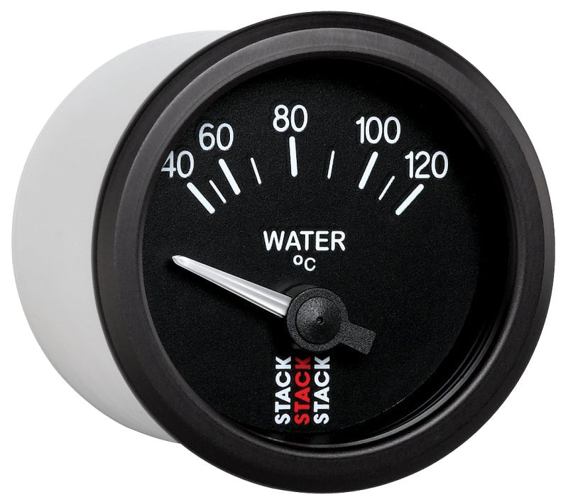 AutoMeter - Autometer 52mm Stack Instruments 40-120 Degree C Electric Water Temperature Gauge - Black - Demon Performance