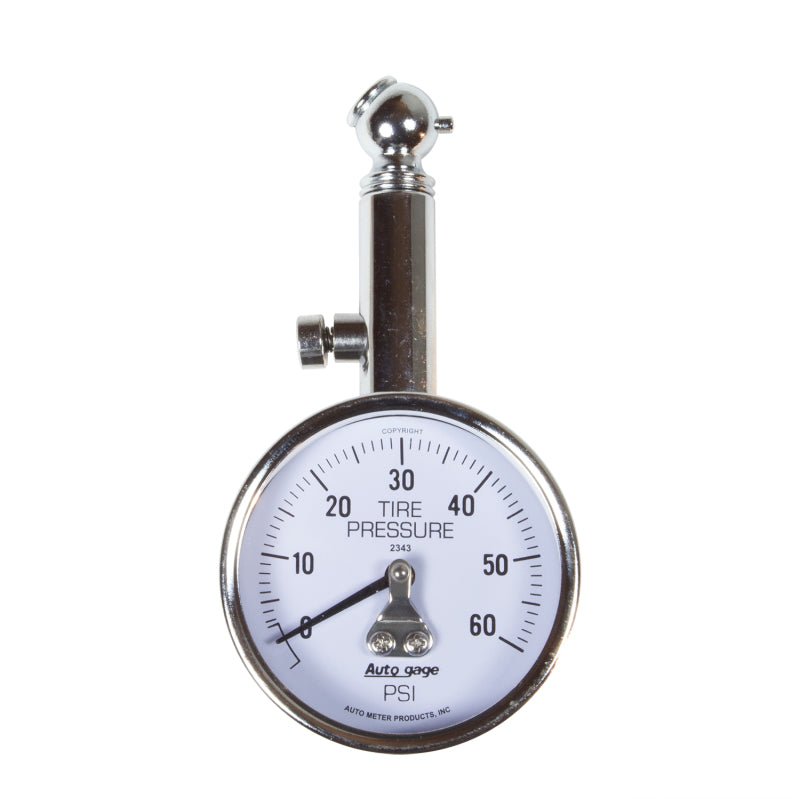 AutoMeter - Autometer 60 PSi Peak/Hold Mechanical Tire Pressure Gauge - Demon Performance