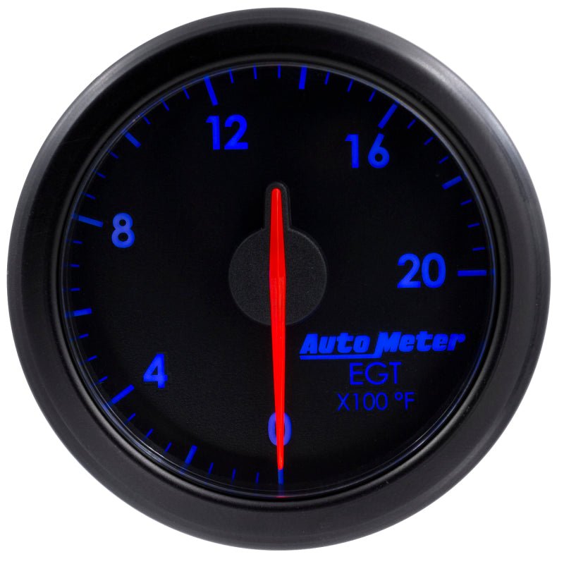 AutoMeter - Autometer Airdrive 2-1/16in EGT Gauge 0-2000 Degrees F - Black - Demon Performance