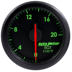 AutoMeter - Autometer Airdrive 2-1/16in EGT Gauge 0-2000 Degrees F - Black - Demon Performance