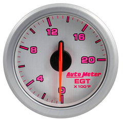 AutoMeter - Autometer Airdrive 2-1/16in EGT Gauge 0-2000 Degrees F - Silver - Demon Performance